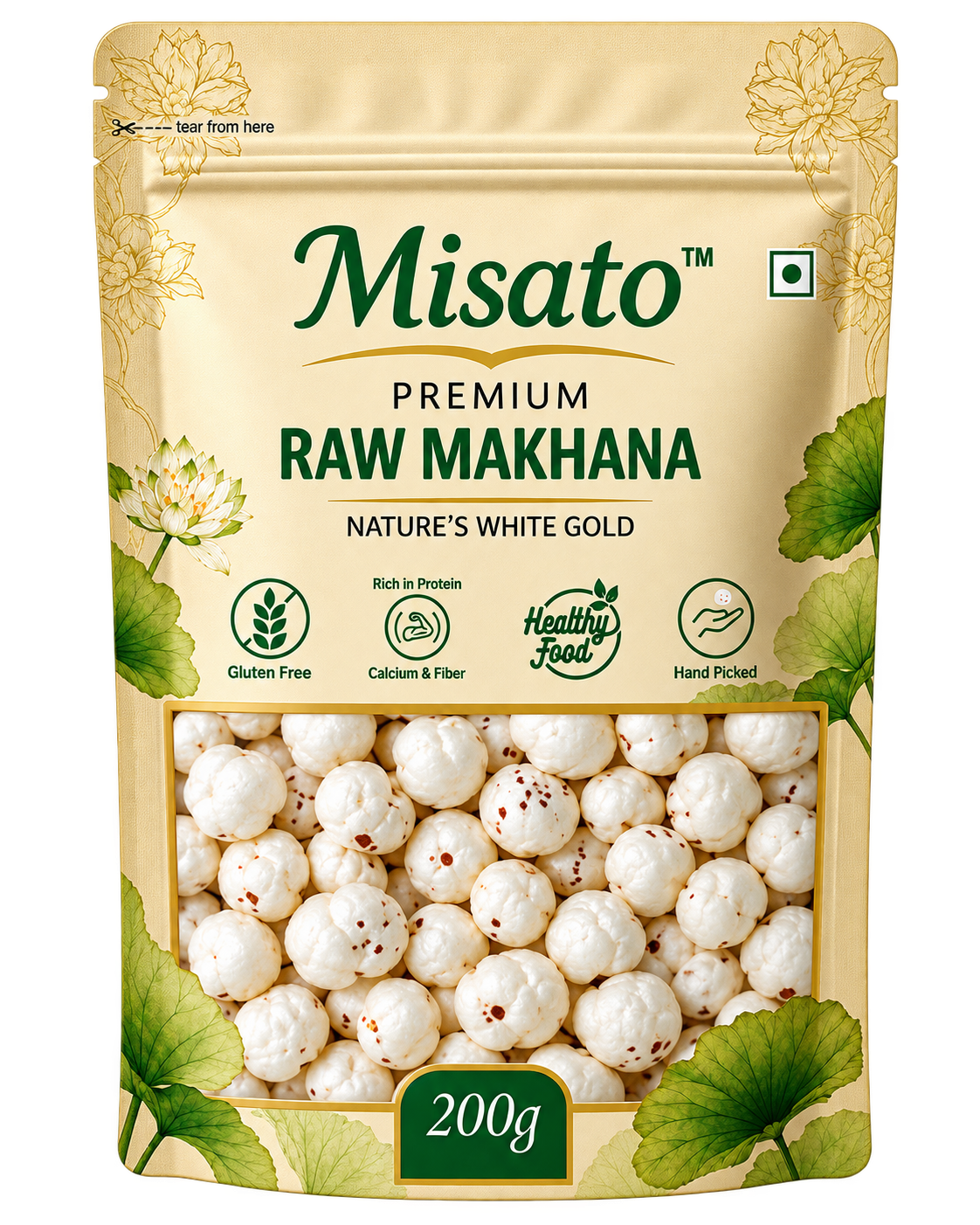 Misato Premium Raw Makhana