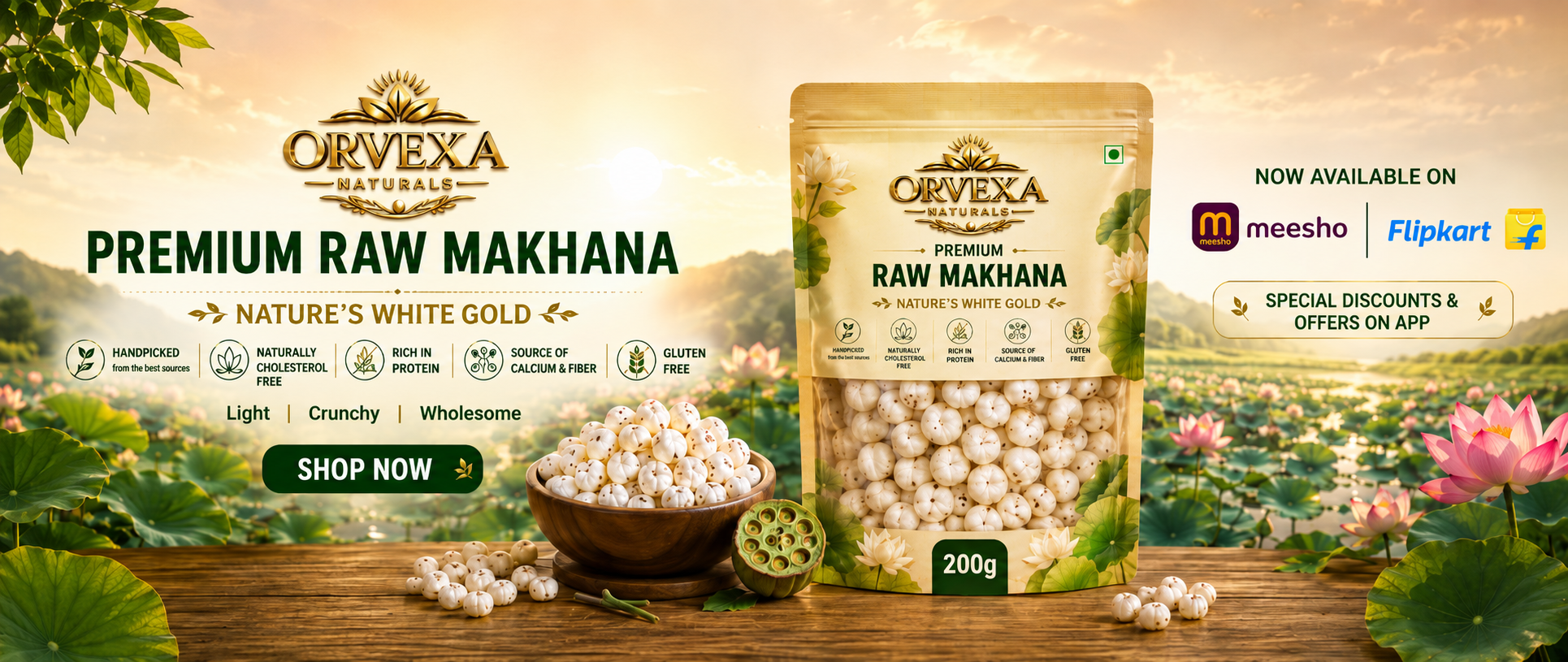 Premium Raw Makhana